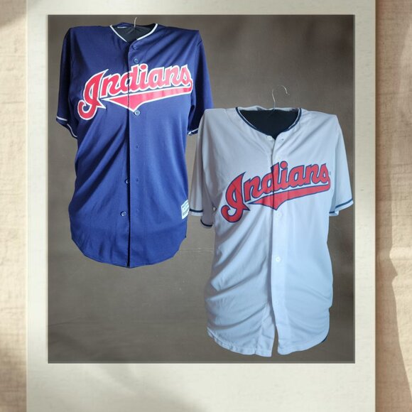 BUNDLE - Cleveland Indians Jersey | Size L Corey Kluber #28 | XL Cody Allen #37 - Picture 1 of 11